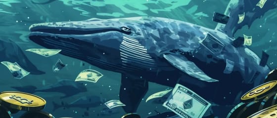 Ethereum pieaug līdz viena mēneša augstumam, kad valis uzkrāj ETH un aizņemas miljonus